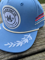 Powdered Blue Four Stripe