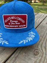 BLUE CORDUROY PURVEYOR TRUCKER