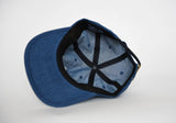 DENIM BLUE UNSTRUCTURED HAT