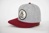 RED BRIM SNAPBACK