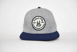 BLUE BRIM SNAPBACK