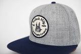 BLUE BRIM SNAPBACK