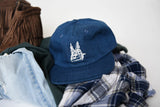 DENIM BLUE UNSTRUCTURED HAT