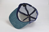 HEATHER BLUE TRUCKER WITH WINGS