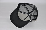 FLORAL WITH BLACK MESH OVERLAY TRUCKER