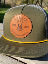 LEATHER PATCH GOLD ROPE SNAPBACK