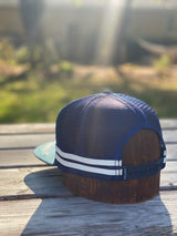 HEATHER BLUE TRUCKER WITH WINGS