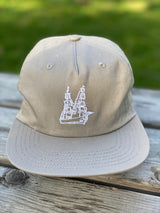 TAN UNSTRUCTURED HAT