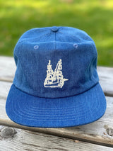 DENIM BLUE UNSTRUCTURED HAT