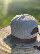 HERRINGBONE RED BRIM SNAPBACK