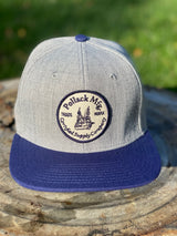 BLUE BRIM SNAPBACK