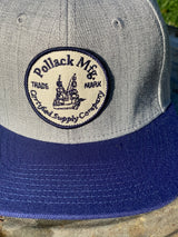 BLUE BRIM SNAPBACK