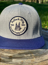 BLUE BRIM SNAPBACK