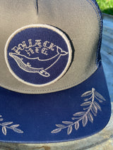 BLUE WHALE WITH WINGS SNAPBACK