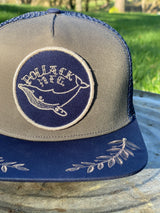 BLUE WHALE WITH WINGS SNAPBACK